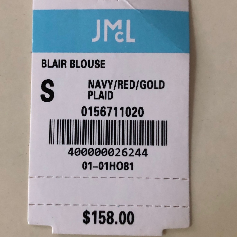 J. McLaughlin Blair Blouse EUC Size Small - Picture 7 of 7